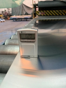 Polish stainless steel plates up to 12mtrs with exceptional uniformity